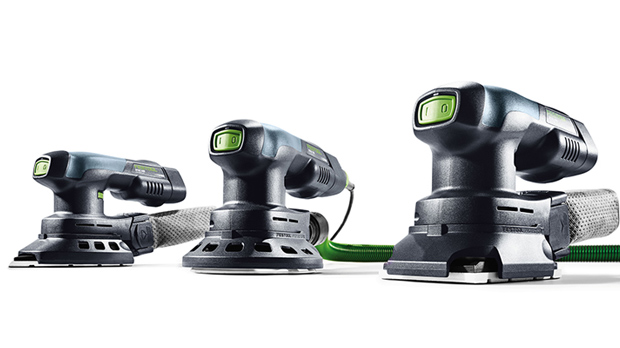 Schildknaap zand lens Festool Accu schuurmachine | BouwTotaal