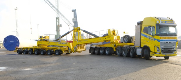 Transportmiddel voor grote windmolens