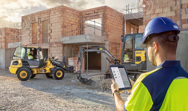 Volvo CE werkt ook volop aan digitale hulpmiddelen.