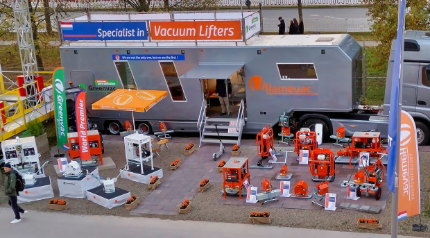 Hamevac stand op BAUMA