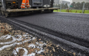 Deklaag tijdelijke weg