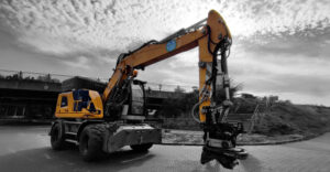 Graafmachine op waterstof