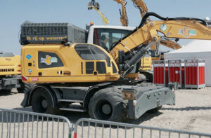 Graafmachine op waterstof