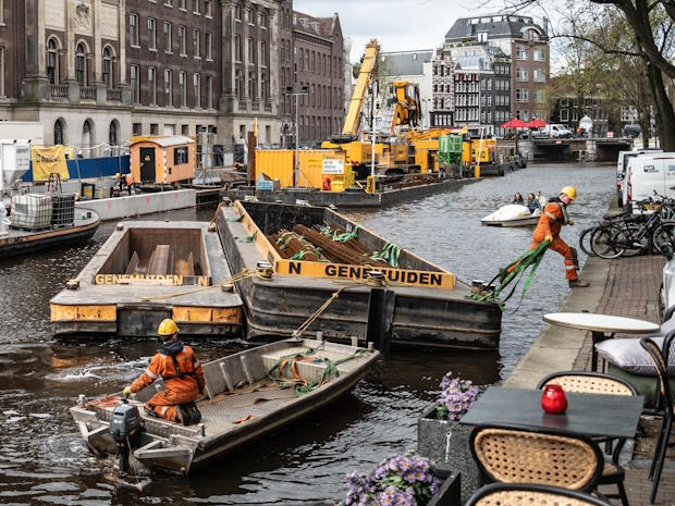 Kademuren in Amsterdam