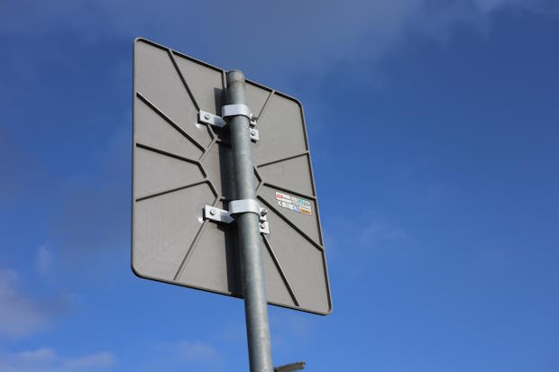 Een biobased verkeersbord